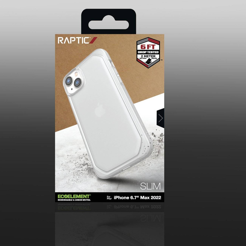 Raptic X-Doria Slim Case iPhone 14 Plus Rückseite klar