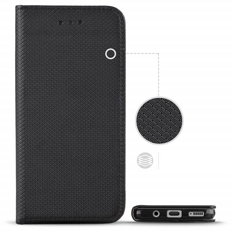 Etui Smart Magnet do Motorola Moto G60 czarne