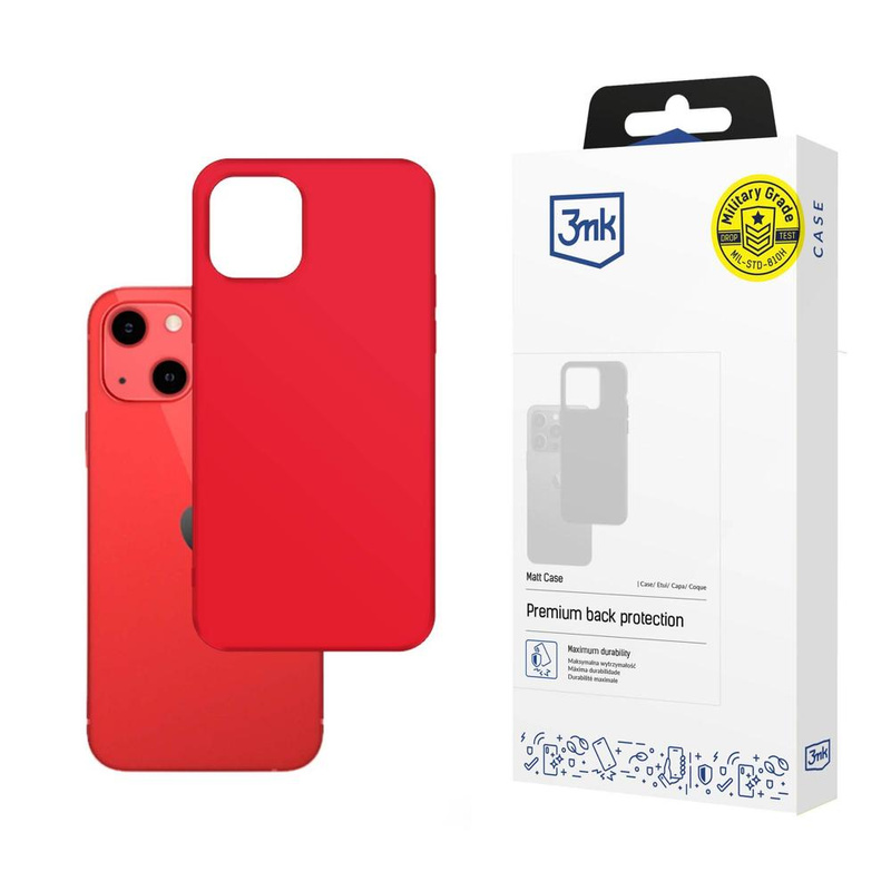 Apple iPhone 13 Mini - 3mk Matt Case strawberry