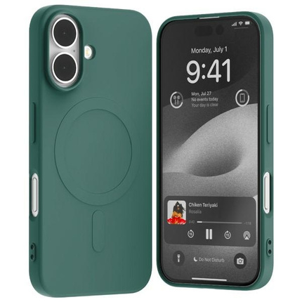 Mercury MagSafe Semi-Silicone iPhone 16 6,1" zielony/green
