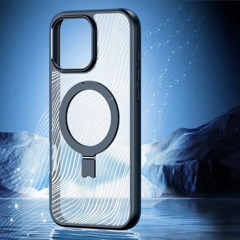 Dux Ducis Aimo Mag case with MagSafe and stand for iPhone 16 Pro - black