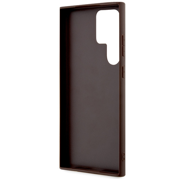 Oryginalne Etui GUESS Hardcase GUHCS24LG4GLBR do SAMSUNG S24 Ultra (4G Bottom Stripe / brązowy)