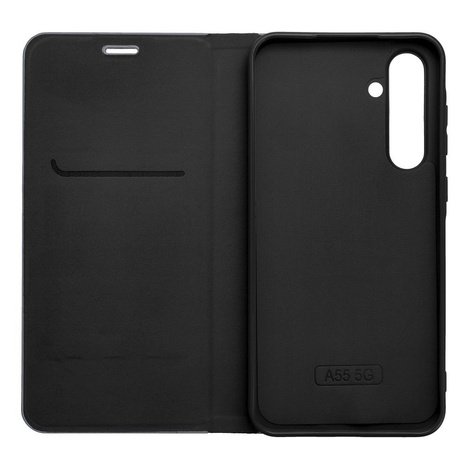 Kabura LUNA Book Carbon do SAMSUNG A10 czarny