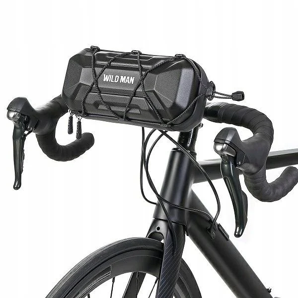 WILDMAN sakwa rowerowa na kierownicę na zamek 2L XT17 czarna