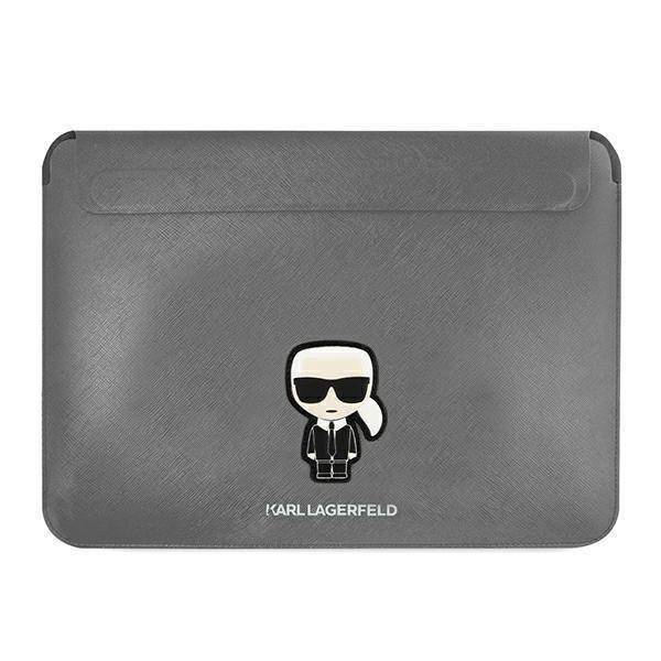 Karl Lagerfeld Sleeve KLCS16PISFG 16 &quot;silver / silver Saffiano Ikonik Karl