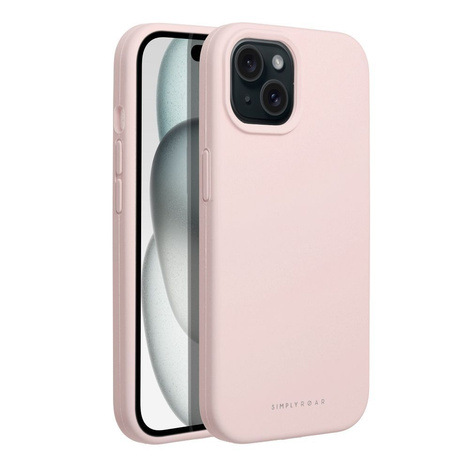 Futerał Roar Cloud-Skin - do iPhone 15 Jasnoróżowy