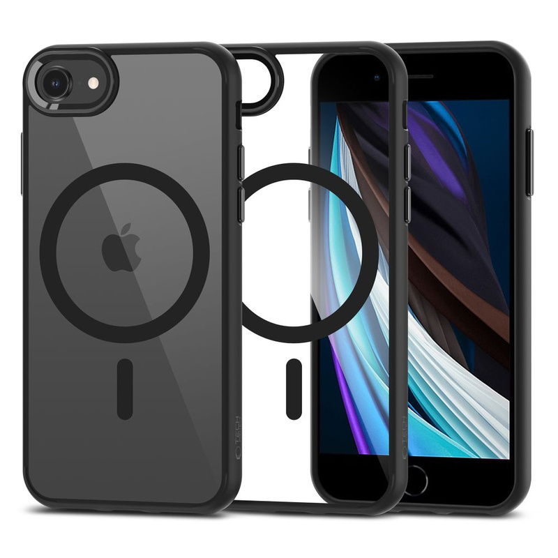 Case IPHONE SE 2022 / SE 2020 / 7 / 8 Tech-Protect Magmat MagSafe transparent black