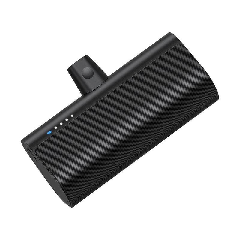 BLUE STAR powerbank 5000 mAh z wbudowanym złączem Typ C 2,1A W0556 czarny