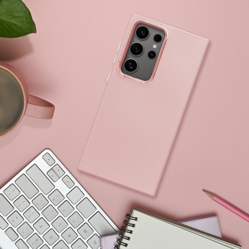 Futerał FRAME do SAMSUNG A56 5G pudrowy róż