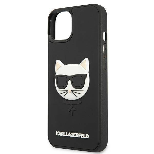 Karl Lagerfeld KLHCP13SCH3DBK 13 mini 5,4 &quot;schwarz / schwarzes Hardcase 3D Rubber Choupette
