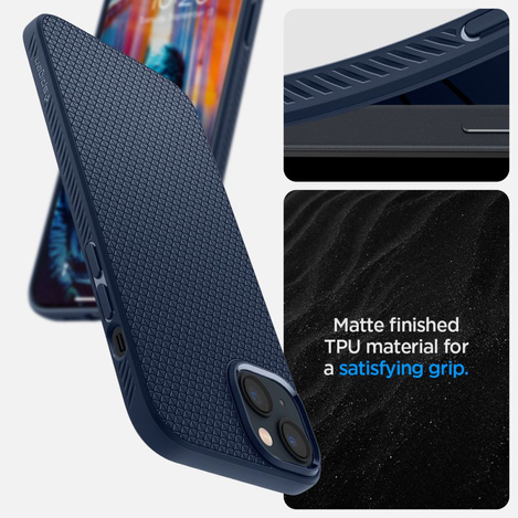 Spigen LIQUID AIR IPHONE 14 PLUS MARINEBLAU