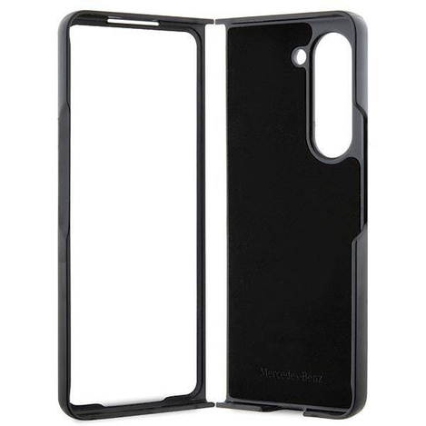 Oryginalne Etui SAMSUNG GALAXY Z FOLD 5 Mercedes Hardcase Leather Urban (MEHCZFD5ARMBK) czarne