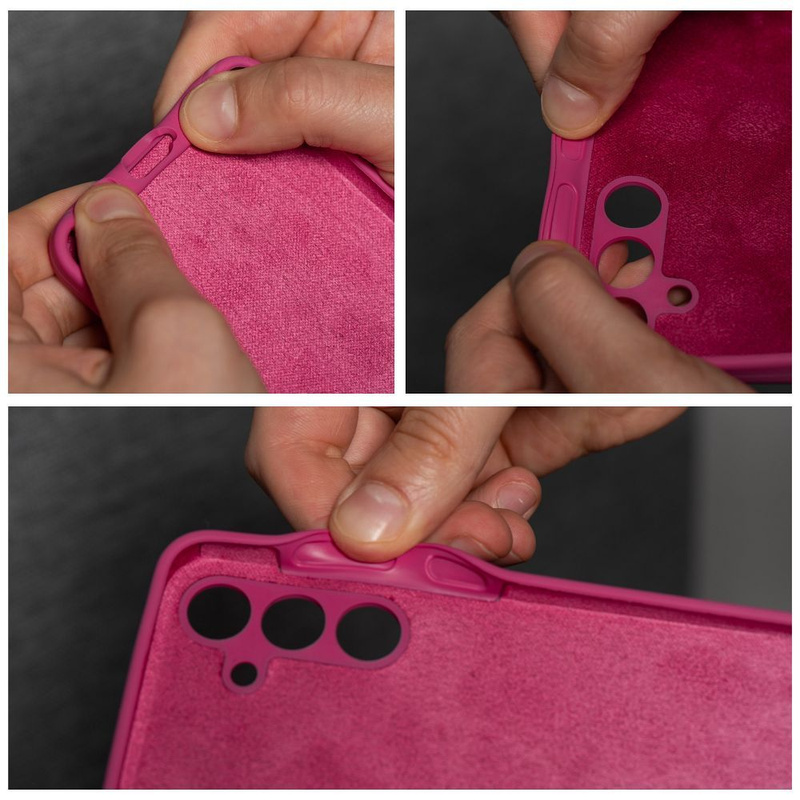 Futerał SILICONE 2mm do SAMSUNG S25 Ultra róż