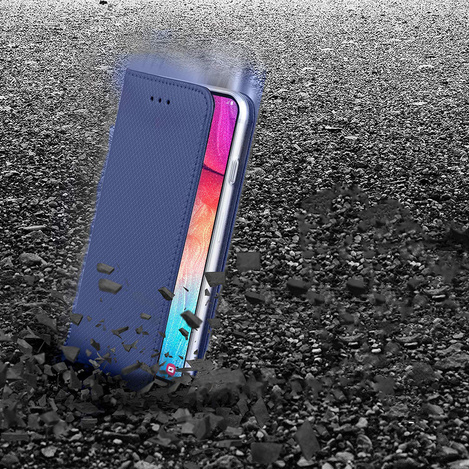 Etui Smart Magnet do Samsung S24 FE granatowy