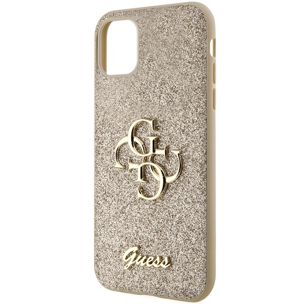 Original Case IPHONE 11 / XR Guess Hardcase Glitter Script Big 4G