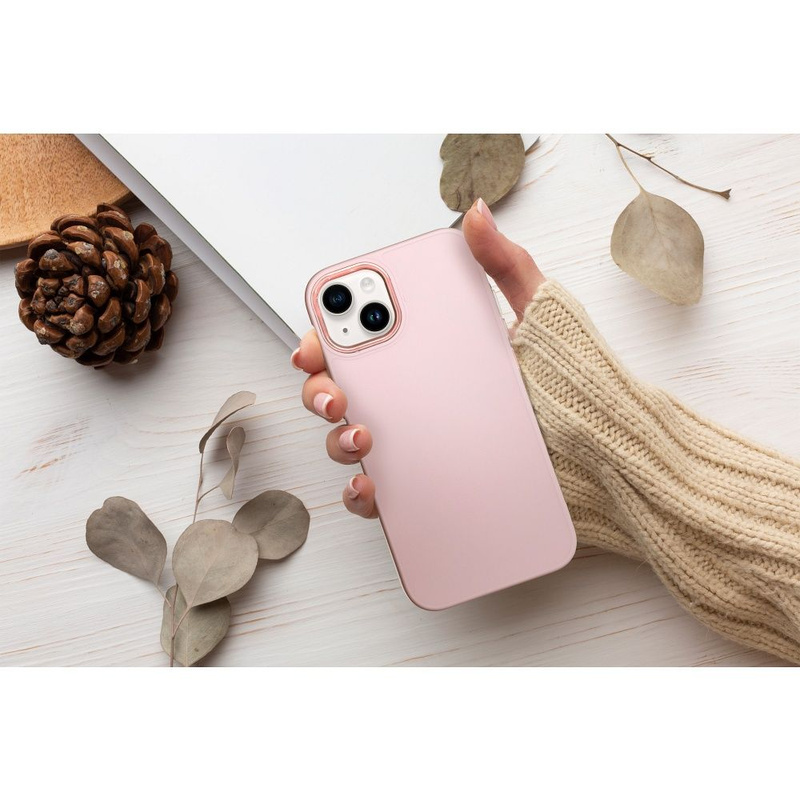 Futerał FRAME do IPHONE 16 Pro Max pudrowy róż