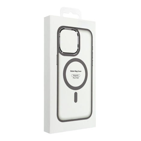 Futerał MATTE MAG COVER kompatybilny z MagSafe do IPHONE 16 Pro Max tytanowy