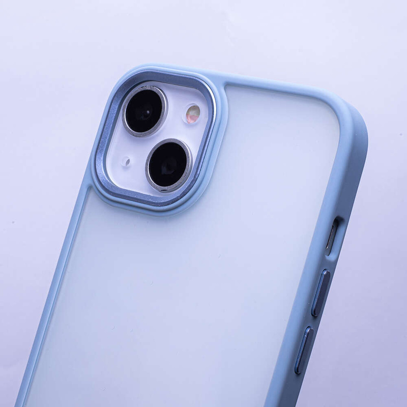 Nakładka Satin Matt do iPhone 15 Plus 6,7" niebieska