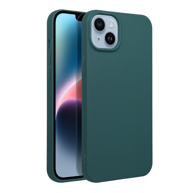 Futerał MATT do SAMSUNG A56 5G ciemnozielony