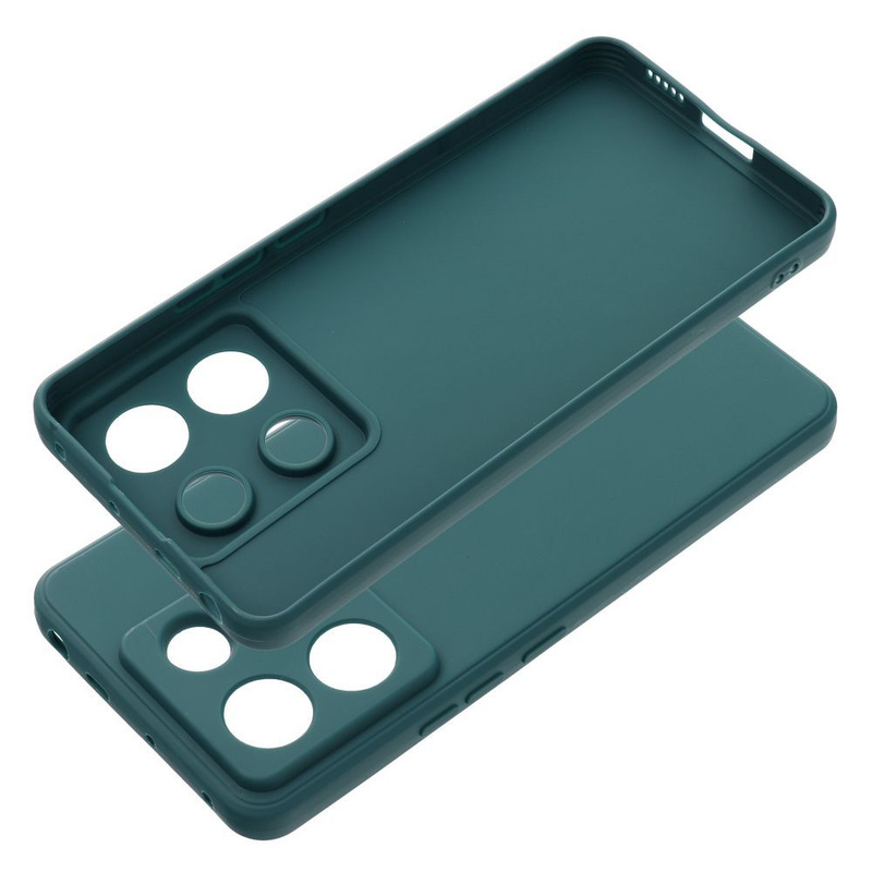 Futerał MATT do XIAOMI Redmi Note 13 Pro 5G ciemnozielony
