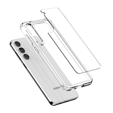 Crong Crystal Shield Cover - Etui Samsung Galaxy S23+ (przezroczysty)