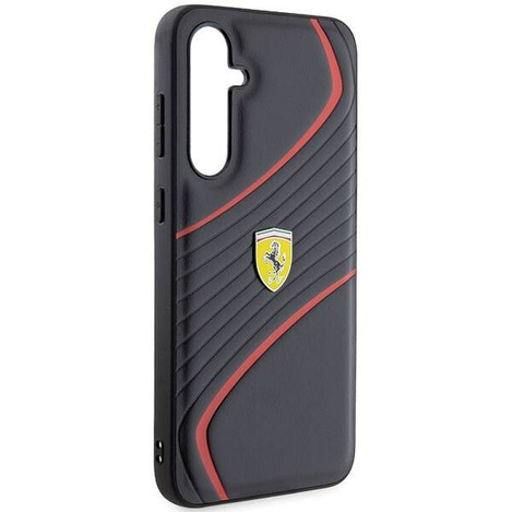 Oryginalne Etui FERRARI Hardcase FEHCS23FEPTWK do SAMSUNG S23 FE (Twist / czarny)
