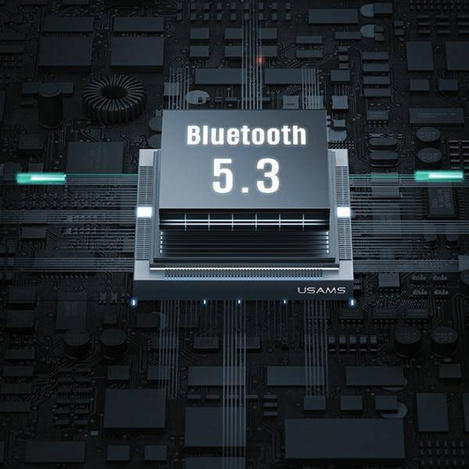 USAMS Słuchawki Bluetooth 5.3 TWS X-Don Series Dual mic ENC bezprzewodowe fioletowy/purple BHUXD03 (USAMS-XD18)