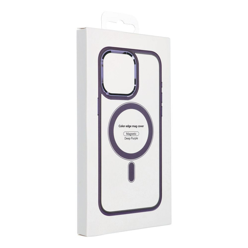 Futerał Color Edge Mag Cover kompatybilny z MagSafe do IPHONE 15 PRO fioletowy