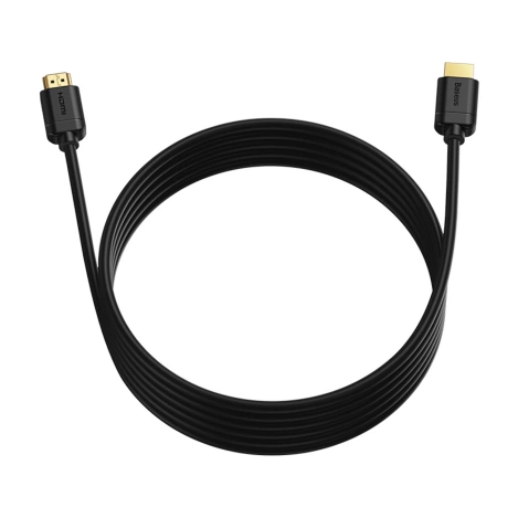 Baseus kabel przewód HDMI 2.0 4K 30 Hz 3D HDR 18 Gbps 5 m czarny (CAKGQ-D01)