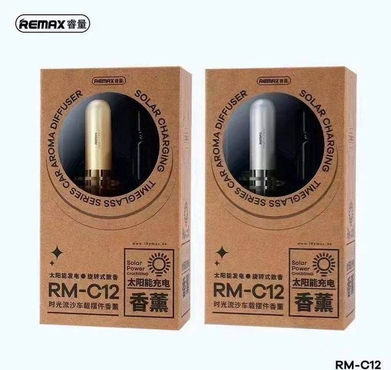 ODŚWIEŻACZ DO SAMOCHODU REMAX TIMEGLASS RM-C12 SILVER/SREBRNY