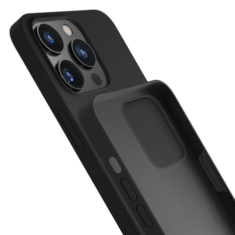 3MK Silicone Case iPhone 16 Pro Max 6.9" czarny/black