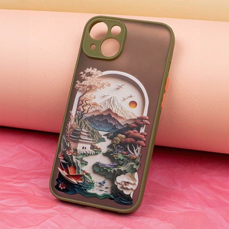 Nakładka Ultra Trendy do iPhone 12 6,1&quot; Travel zielona