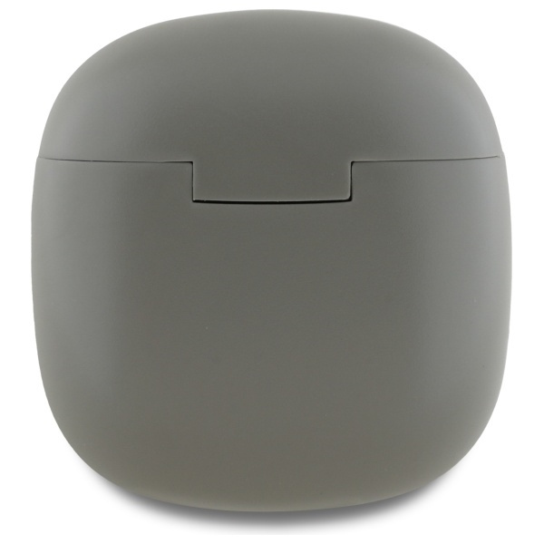 Oryginalne Słuchawki Bluetooth TWS GUESS Printed Classic Logo - GUTWSJ14ESGE + stacja dokująca szarobrązowe