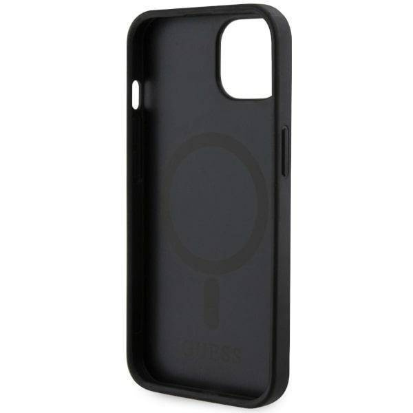 Guess GUHMP14SHGCFSEK iPhone 14 6.1&quot; schwarz/schwarz Hardcase GCube Stripes MagSafe