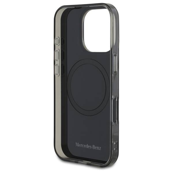 Oryginalne Etui IPHONE 16 PRO Mercedes Hardcase Double Layer BiColor MagSafe (MEHMP16L23HBIGK) czarne