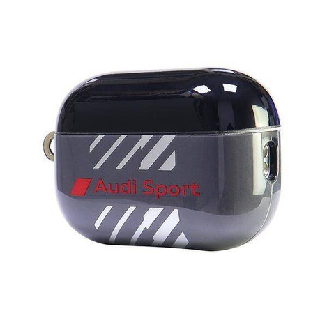 Oryginalne Etui APPLE AIRPODS PRO 2 Audi IML Sport Cover (AUS-IMLAPP2-RSQ/D1-BK) czarne