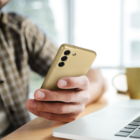 Futerał METALLIC do SAMSUNG S25 FE złoty