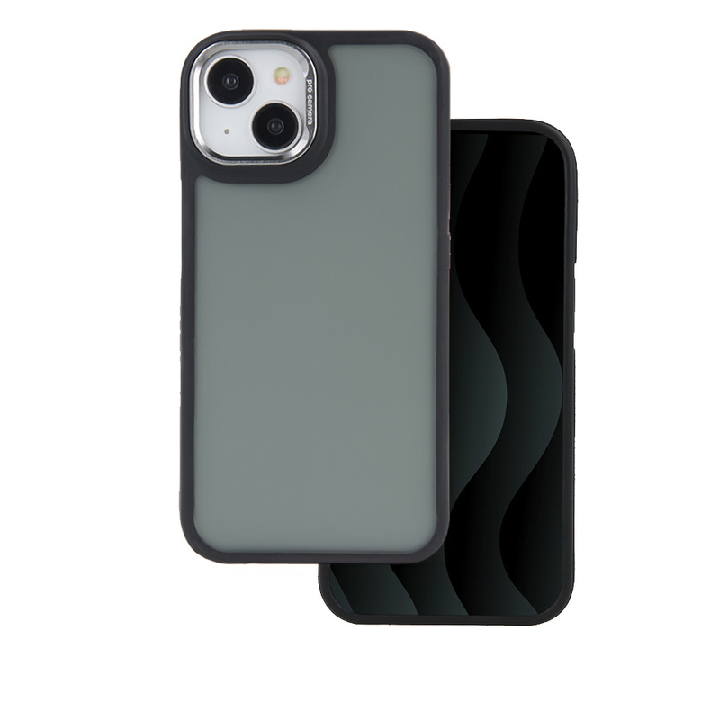 Nakładka Crystal Black do iPhone 16 Plus 6,7" szara