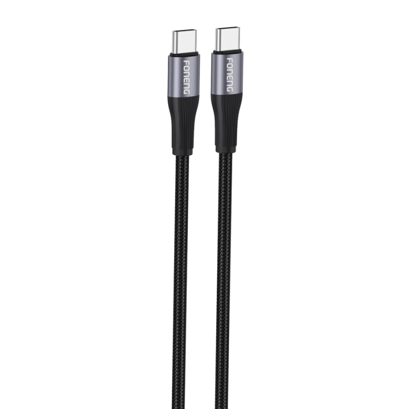 FONENG kabel X112 USB-C - USB-C PD 60W 1M Czarny
