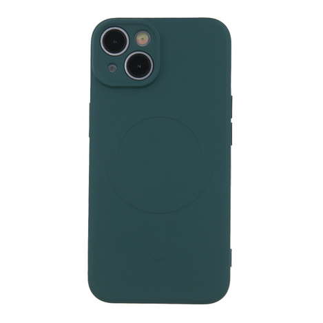 Nakładka Simple Color Mag do iPhone 16 Plus 6,7&quot; ciemnozielona
