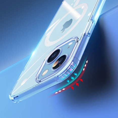 DUX DUCIS Clin Mag - przezroczyste etui kompatybilne z MagSafe do iPhone 14 Plus