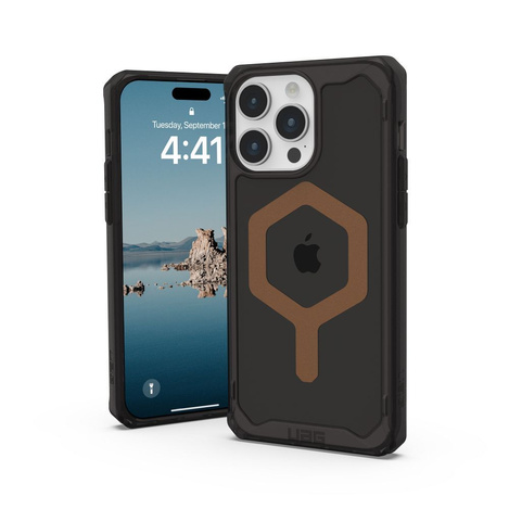 Etui UAG Plyo MagSafe do iPhone 15 Pro Max - czarno-brązowe