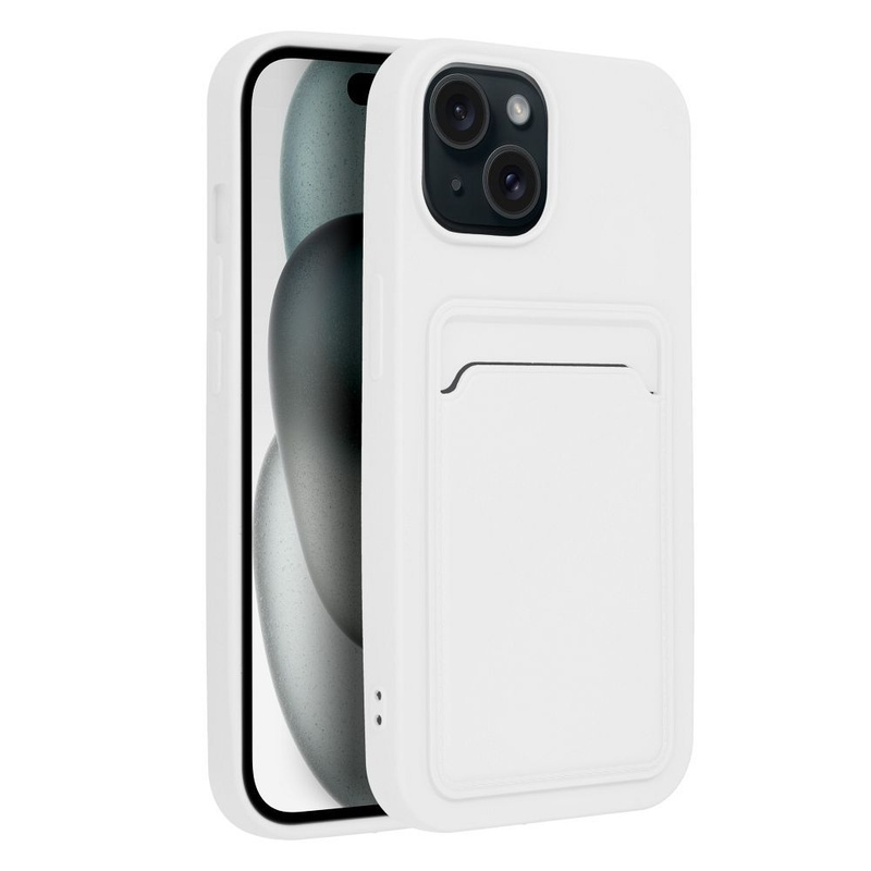 Futerał CARD CASE do IPHONE 15 biały