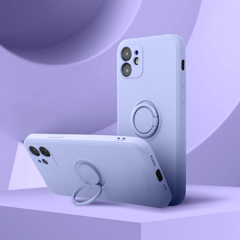 Futerał SILICONE RING do XIAOMI Redmi 13C fioletowy