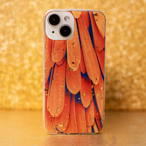 Nakładka Gold Glam do Samsung Galaxy A14 4G / A14 5G Orange