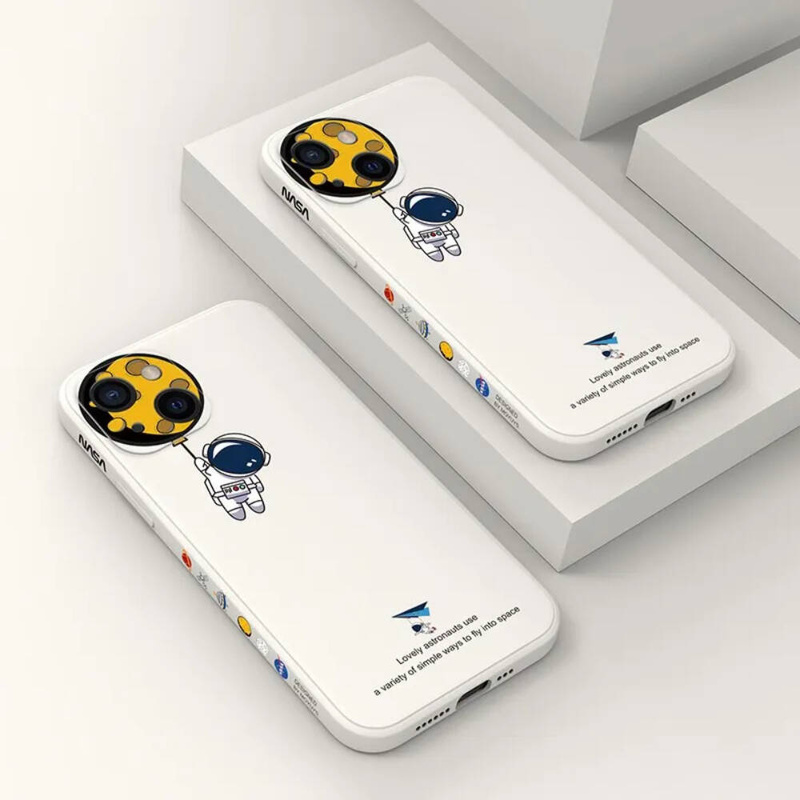 Case APPLE IPHONE 15 PRO Astronaut NASA creamy