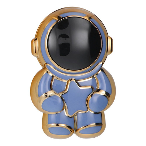 Stojak na telefon ASTRONAUTA - naklejany - niebieski