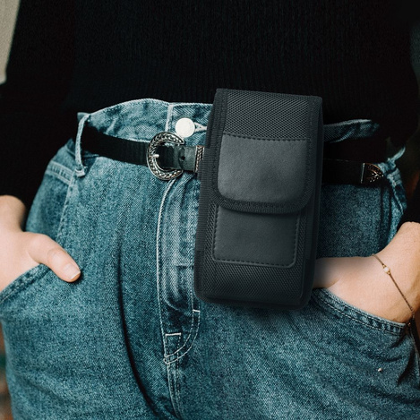 Uniwersalna Kabura PIONOWA do paska OXFORD - Model 2 - do IPHONE 6 / 7 / 8 / 12 MINI / 13 MINI / SAMSUNG A40 / S5