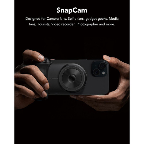 Bateria zewnętrzna (Powerbank) VEGER Tourist - 5 000mAh kompatybilny z MagSafe QC3.0 PD 20W czarny (W0569)