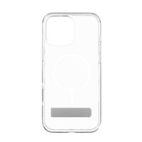 ZAGG Crystal Palace Snap Kickstand MagSafe Case with Stand for iPhone 16 Pro Max - Clear